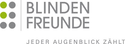 Logo der Blindenfreunde mit dem wunderbaren Motto - "Jeder Augenblick z&auml;hlt".