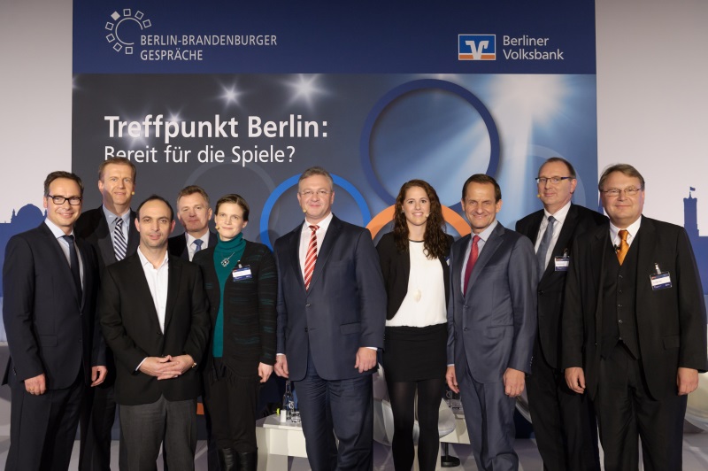 Treffpunkt Berlin: Bereit f&uuml;r die Spiele? Gruppenfoto.