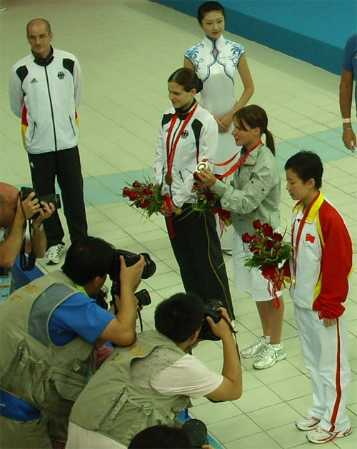 Bronze �ber 100m Freistil bei den Paralympics 2008 in Peking
